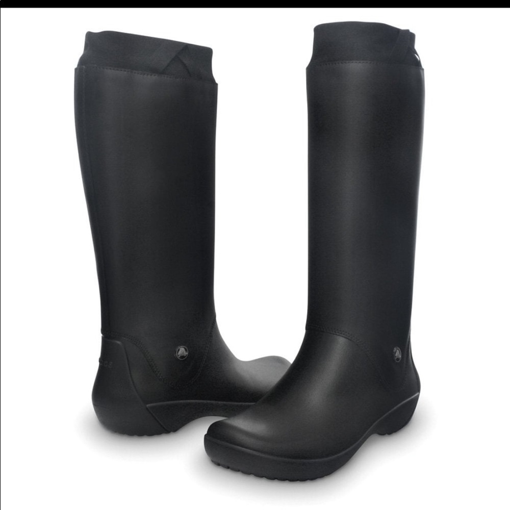 Crocs Rainfloe Boot Black sz 8